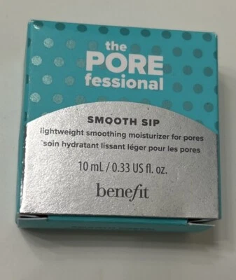 Crema hidratante ligera Benefit The POREfessional Smooth Sip 0,33 OZ NUEVA EN CAJA Foto 1 de 4