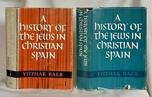 A History of the Jews in Christian Spain, by Yitzhak Baer - Imagen 1 de 1