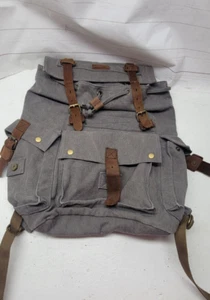 Kattee Canvas Heavy Duty Backpack Rucksack - Picture 1 of 11