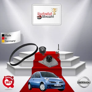 KIT DISTRIBUZIONE + POMPA ACQUA PER NISSAN MICRA III 1.5 60KW 82CV DAL 2003- - Foto 1 di 2