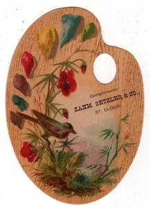 ZAHM SETZLER & CO ST CLOUD MINNESOTA 3 VICTORIAN TRADE CARDS - Picture 1 of 4