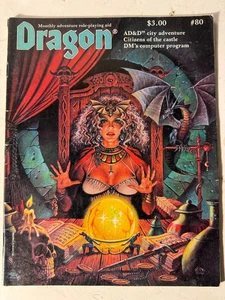 Dragon Magazine #80 Vintage RPG Adventure Role-Playing Aid - Picture 1 of 2