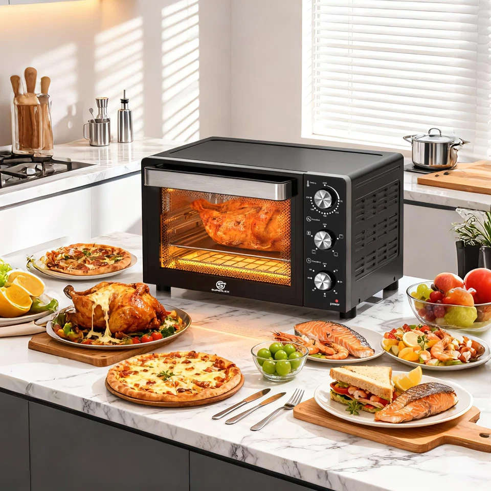 SUPERLEX 20L Minibackofen MiniOfen Unter-Oberhitze Toastofen Pizzaofen Grillrost - Bild 1 von 4
