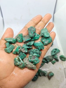 Natural Malachite Big Raw Chunks 20mm+ Green Gemstone - Picture 1 of 10
