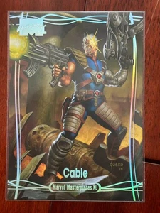 Cable 2024 UD Marvel Masterpieces XL 5x7 Silver Spectrum/10 - Imagen 1 de 3