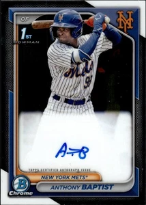 2024 BOWMAN CHROME PROSPECT AUTOGRAFI BASEBALL SINGOLI ASSORTITI U-PICK - Foto 1 di 25