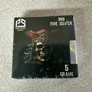 SEALED 5g Pirate by Pan Silver Co .999 Ltd Ed #0073 Of 3000 - Picture 1 of 2