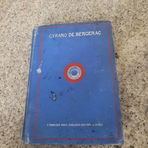 Cyrano de Bergerac by Edmond Rostand 1898 Vintage Hardcover F Tennyson Book - Picture 1 of 10