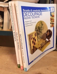 STENCIL - FILO DI FERRO - DECOUPAGE NUOVE TECNICHE - MANUALI ILLUSTRATI - Imagen 1 de 4