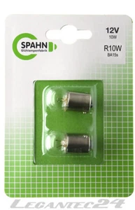 Glühlampe 12V 10W Ba15s Blister Glühbirne Lampe Birne 12Volt 10Watt neu - Picture 1 of 1