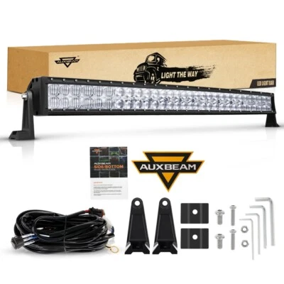 For Dodge RAM 1500 2009-2018 Hidden Bumper 42'' Curved LED Work Light Bar Wiring Foto 1 de 4