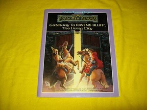 LC1 GATEWAY TO RAVENS BLUFF THE LIVING CITY DUNGEONS & DRAGONS AD&D - 2 WITH MAP - Picture 1 of 2
