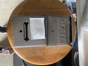 Antique Small Vintage Metal Mail Box Architectural Salvage - Picture 1 of 11