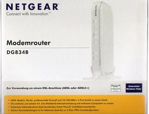 Netgear ADSL2+ Modem Router DG834B v4 mit allen Original Teilen und OVP - Bild 1 von 2