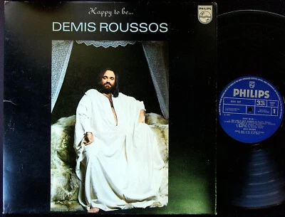 Happy to be DEMIS ROUSSOS LP Gatefold PHILIPS UK 1976 @ 9101 027 @N/MINT-VGC - Image 1 of 4