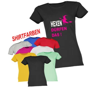 CAMISETA FUNSHIRT CAMISETA DE FIESTA BRUJAS PUEDEN EL CARNAVAL DE HALLOWEEN SEÑORA SHIRT - Imagen 1 de 10