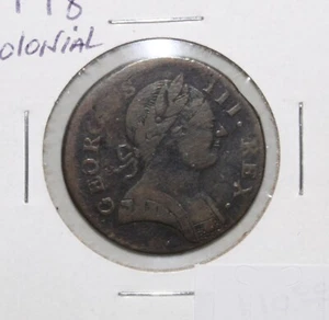 1778 Machin's Mills Colonial Copper Coin - Picture 1 of 8