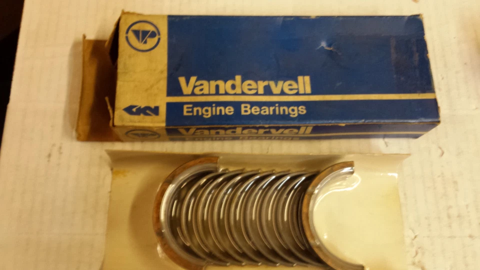 COJINETES PRINCIPALES AUDI SUPER 90 SERIE 100 1.8 1.9 VANDERVELL .010 BAJO 91336 Foto 1 de 1