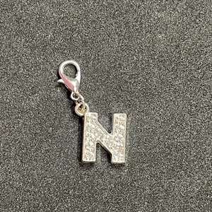 Charm Clip On Lobster Claw Clasp ~ Number 8 Charm ~ Fast Shipping - Picture 1 of 3