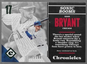 2017 Panini Chronicles Kris Bryant #71 Green /199 Chicago Cubs - Picture 1 of 4