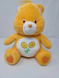 Care Bears Friendship Bear Flowers Orange Plush 11" Sitting Stuffed Toy Nanco - Picture 1 of 4