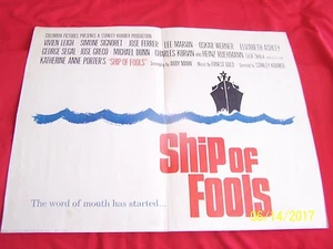 Narrenschiff 1965 orig. Halbes Blatt Filmplakat Vivian Leigh Jose Ferrer - Bild 1 von 7
