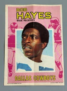 1971 Topps Football Poster #11 Bob Hayes - VG/EX - Picture 1 of 2