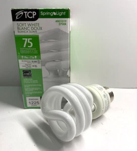 TCP 801019 Compact Fluorescent Lamp,19W, 2700K Retro Warm White - Picture 1 of 4