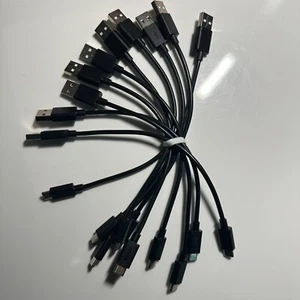 10X USBC Type-C Charger Cable For SONY WH WF WI wireless bluetooth Headphone - Picture 1 of 7
