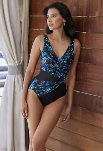 Miraclesuit Sophisticat Circe One Piece Swimsuit size 16 $186.00 - Picture 1 of 8