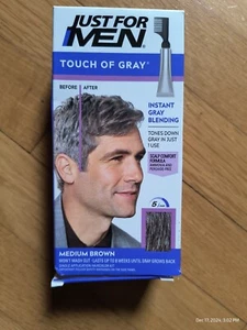 Just for Men Touch Of Gray #T-35 Medium Brown Easy Comb In Hair Color  - Picture 1 of 6