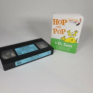 Dr Seuss Hop on Pop Lot with Beginner Book video VHS and book - Picture 1 of 7