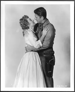 Western Barbara Stanwyck Ronald Reagan anni 50 foto promozionale originale RKO - Foto 1 di 1
