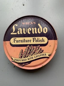 Lace do Furniture Polish Vintage Tin Unused - Picture 1 of 6