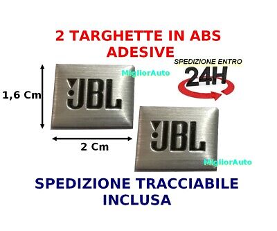 Jbl X 2 Pz Stemma Cromato Logo Adesivo Per Altoparlanti Stereo Auto Scritte • 6.89€