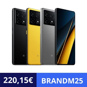 Xiaomi POCO X6 Pro 12+512GB 120Hz 67W Dimensity 8300-Ultra NFC 5G Smartphone - Zdjęcie 1 z 11