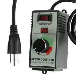 4000W AC Motor Speed Controller 110-120V 15A Voltage Regulator Variable Switch - Picture 1 of 9