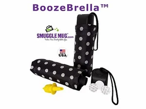 BoozeBrella® by Smuggle Mug®. Disguised 9oz Umbrella Flask Free US Shipping - Picture 1 of 8
