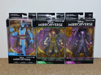 2021 McFarlane 7" Disney Mirrorverse Lot of 3 Figures MIB Brand New Genie More Foto 1 de 4