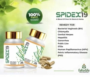 1 FAFORLIFE SPIDEX 19 HERBAL Supplement. Suitable For Infections  - Picture 1 of 4