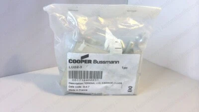 COOPER BUSSMANN LUG2-3, 3 PIECE TERMINAL LUG KIT, NEW #330937 - Image 1 of 3