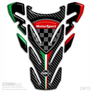 Paraserbatoio adesivo resinato per DUCATI MONSTER 696 - 796 - 1100 Tank Pad D#15 - Foto 1 di 1