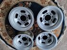 4 Vintage 8 Lug 15 x 8.5 slotted mag  wheels Chevy Ford Dodge Aluminum 3.5" Off