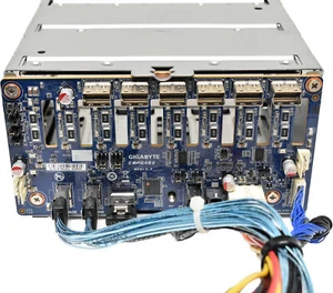 Gigabyte G292-Z20 8-Port SFF Backplane Board CBPG083 + Cage + Cable - Picture 1 of 6