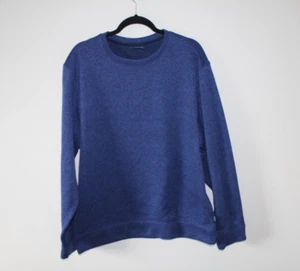 Suéter Crown & Ivy Hombre Azul Cuello Redondo Algodón Talla Grande - Imagen 1 de 10