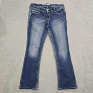 Luscious Curvy Bootcut Jeans Juniors Sz 13 Mid-Rise Insta Stretch Jeans Standard - Picture 1 of 18