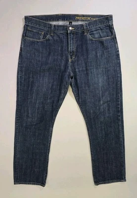 Gap Denim Jeans Mens 40x32 Blue Premium Straight Fit 100% Cotton Comfort - Image 1 of 4