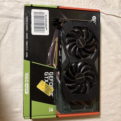 Gigabyte Geforce GTX 1660 Super 6GB GDDR6 Graphics Card GV-N166SOC-6GD USED - Image 1 of 4