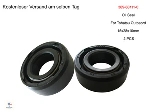 369-60111-0 para junta de aceite Tohatsu Outbaord 15x28x10mm X2Pcs сальник junta de aceite - Imagen 1 de 10