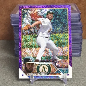 Ken Waldichuk Rookie Card Purple Foil /799 Oakland Athletics 2023 Topps #340 - Bild 1 von 2